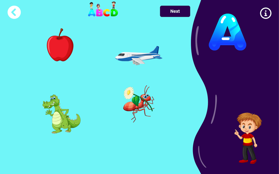 Alphabets Learning Toddles - Image screenshot of android app