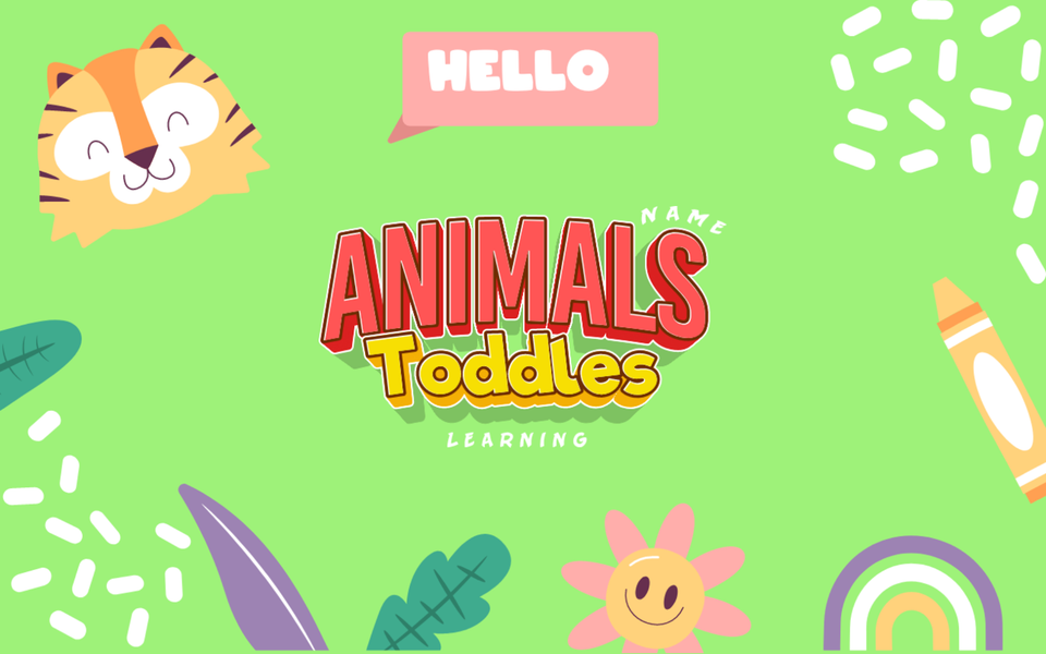 Animals Name Learning Toddles - Image screenshot of android app
