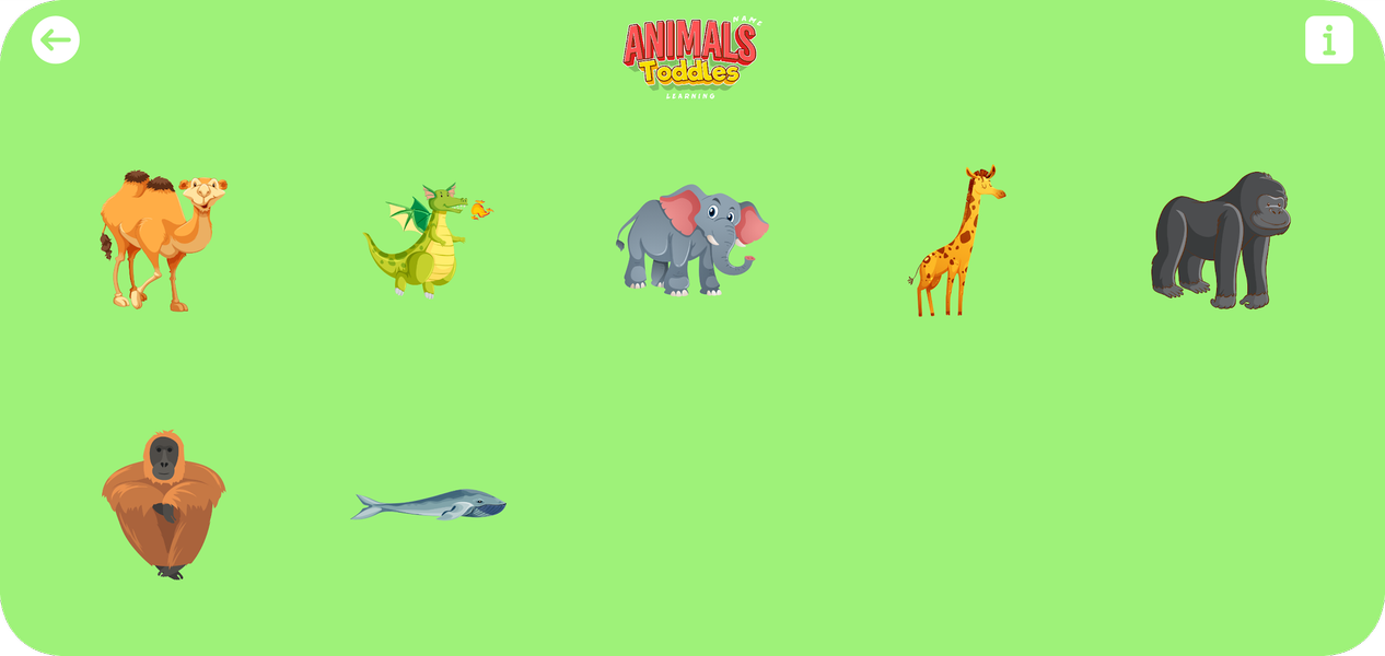 Animals Name Learning Toddles - عکس برنامه موبایلی اندروید