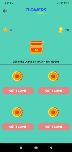 Flowers Puzzle Crossword - Gameplay image of android game