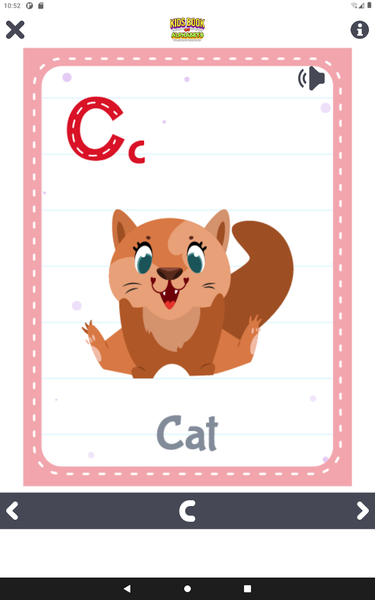 Kids Book of Alphabets - Image screenshot of android app