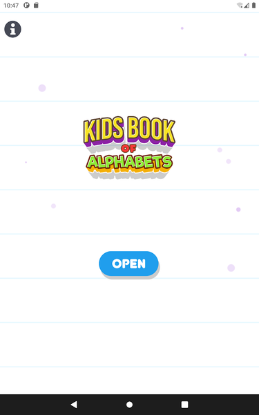 Kids Book of Alphabets - Image screenshot of android app