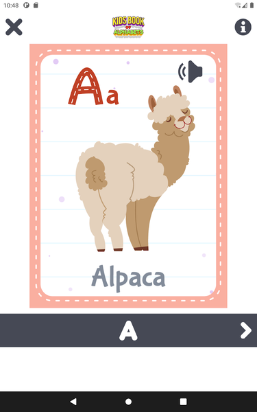 Kids Book of Alphabets - Image screenshot of android app