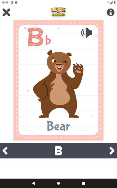 Kids Book of Alphabets - Image screenshot of android app