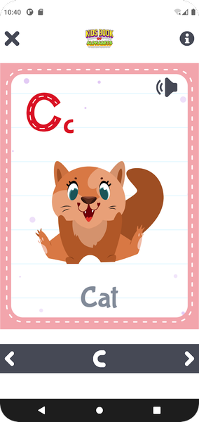 Kids Book of Alphabets - Image screenshot of android app