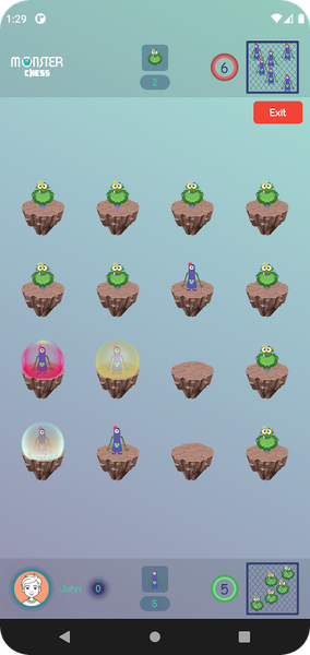 Monster Chess Pro - Gameplay image of android game