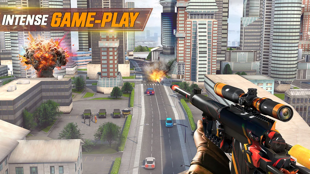 Pro Sniper Gun Shooting Games - Gameplay image of android game
