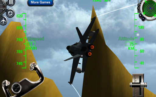 F18 3D Fighter Jet Simulator - Gameplay image of android game