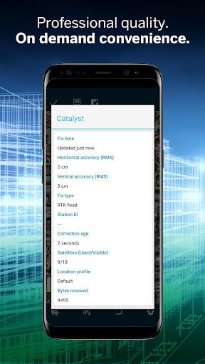 Trimble Catalyst Service - Image screenshot of android app