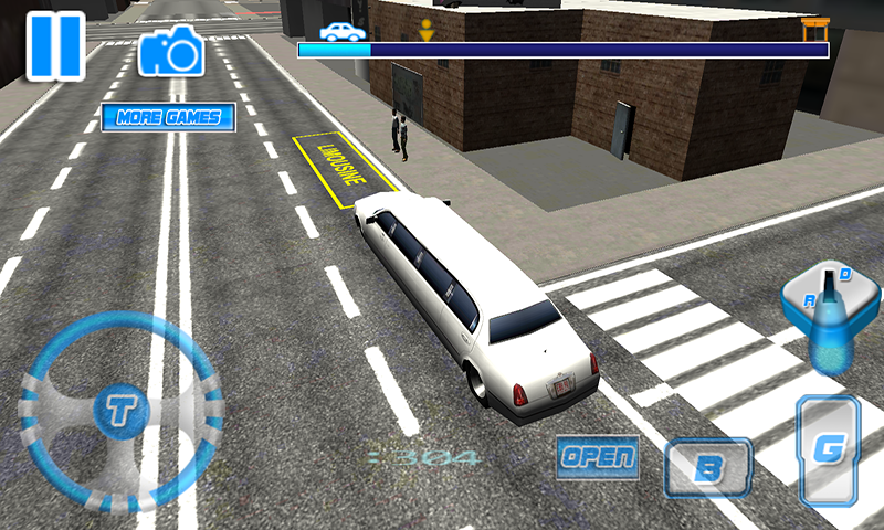 3D Real Limo Parking Simulator - عکس بازی موبایلی اندروید