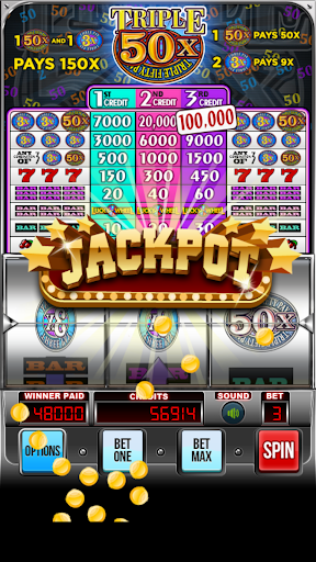 Triple 50x Pay Slot Machine - عکس بازی موبایلی اندروید