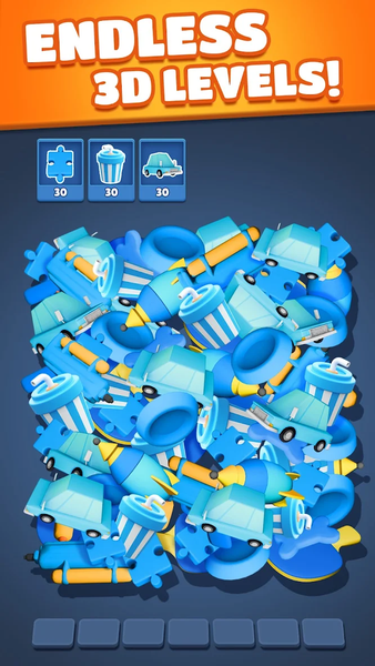 Triple Joy ۳D -Matching Puzzle - عکس بازی موبایلی اندروید