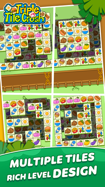 Triple Tile Crush - Gameplay image of android game