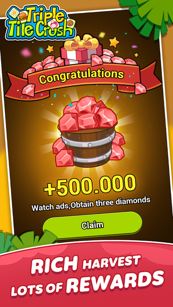 Triple Tile Crush - Gameplay image of android game