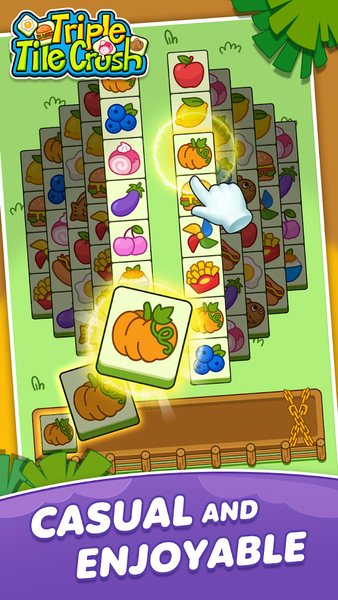 Triple Tile Crush - Gameplay image of android game