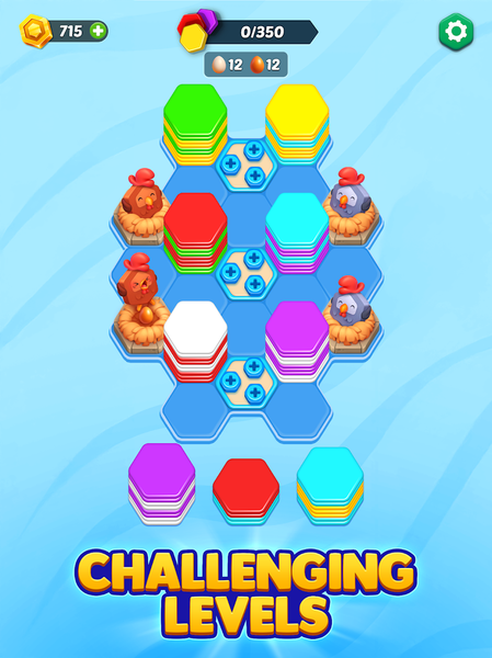 HexaGo - Sorting Puzzle - عکس بازی موبایلی اندروید