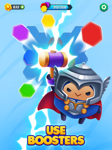 HexaGo - Sorting Puzzle - عکس بازی موبایلی اندروید