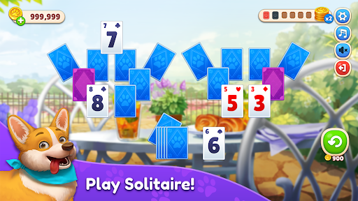 Piper's Pet Cafe - Solitaire - Gameplay image of android game