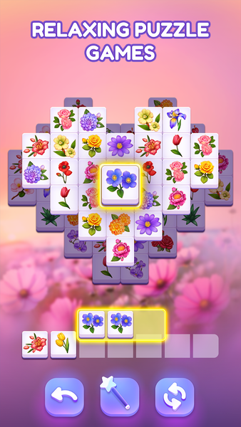 Blossom Match - Puzzle Game - Gameplay image of android game