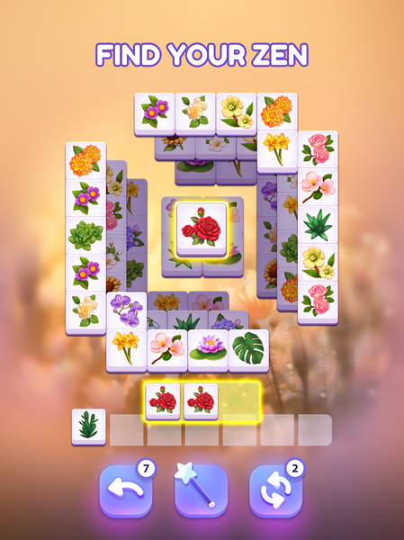 Blossom Match - Puzzle Game - Gameplay image of android game