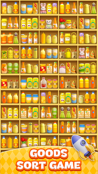 Match Triple Goods:3d Sort - Gameplay image of android game