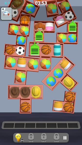 Goods Sort 3D: Physical Game - Gameplay image of android game