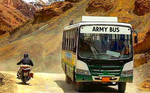 Army Bus Driver Game Hill Bus - Image screenshot of android app