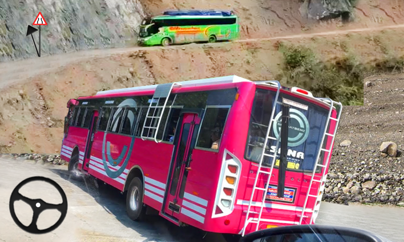 Coach Bus Driving Game - Gameplay image of android game