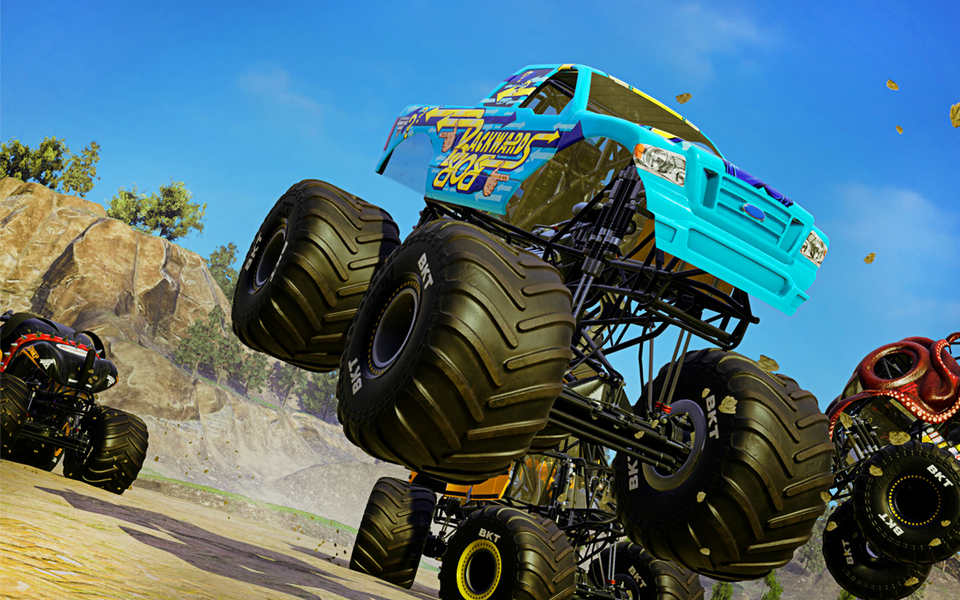 US Monster Truck Offroad Game - Gameplay image of android game