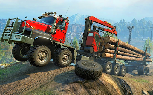 Long Cargo Truck Simulator Game: Transporter Truck - عکس برنامه موبایلی اندروید