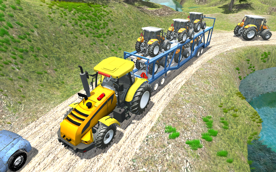 Farm Tractor Transport Driving - عکس بازی موبایلی اندروید