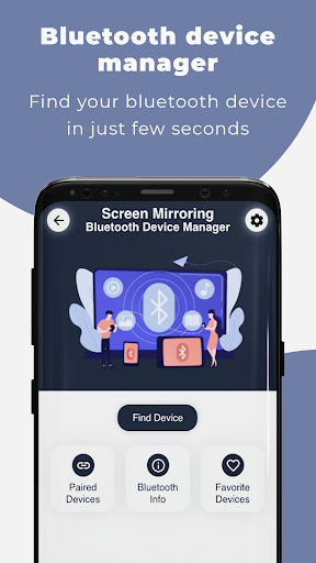Screen Cast: Bluetooth Manager - عکس برنامه موبایلی اندروید