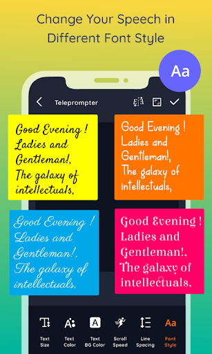 Teleprompter - عکس برنامه موبایلی اندروید