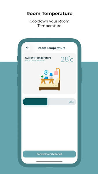 Weather & Room Temperature App - عکس برنامه موبایلی اندروید