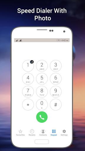Phone X Full i Call Screen With Dialer - Image screenshot of android app