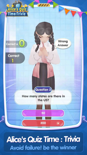 Alice's Quiz Time:Trivia - عکس بازی موبایلی اندروید