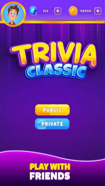 Trivia Classic: A Quiz Game - Gameplay image of android game