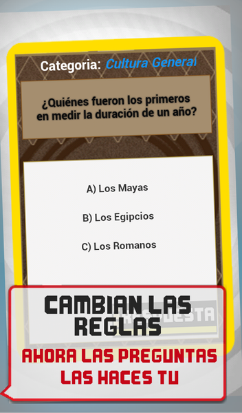 Trivia para Compartir - Gameplay image of android game