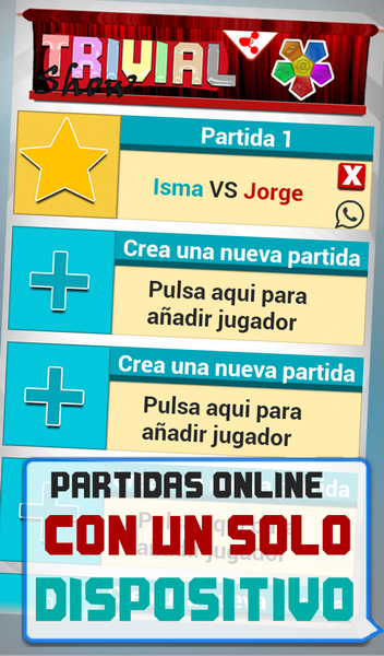 Trivia para Compartir - Gameplay image of android game
