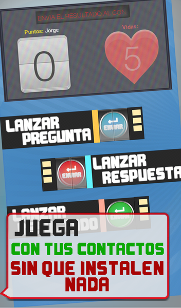 Trivia para Compartir - Gameplay image of android game