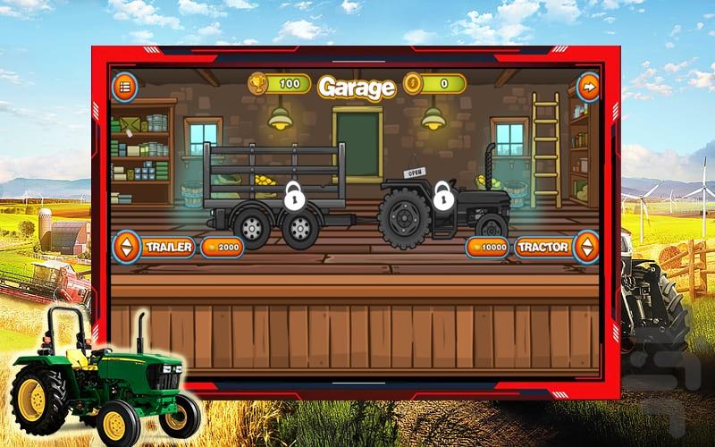 بازی تراکتور مش قربون - Gameplay image of android game