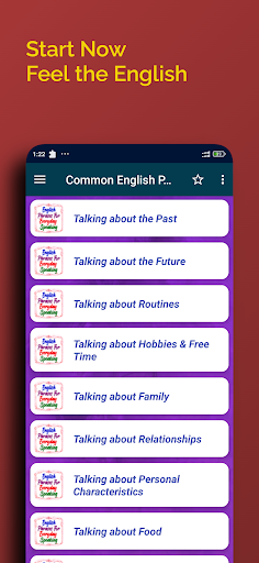 Common Phrases in English - عکس برنامه موبایلی اندروید