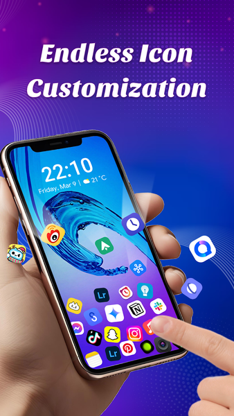 Rolling Icon: Icon Spinning - عکس برنامه موبایلی اندروید