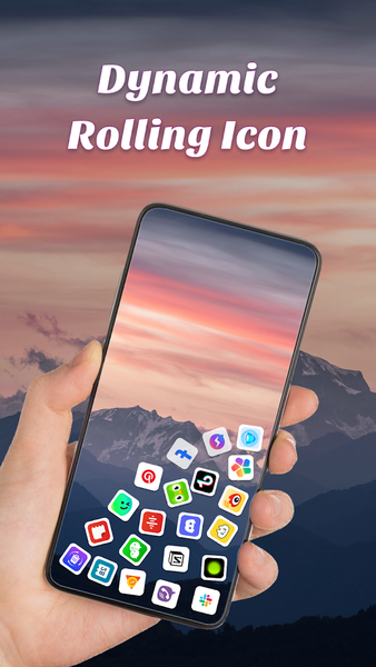 Rolling Icon: Icon Spinning - عکس برنامه موبایلی اندروید