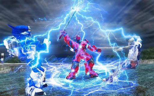 Hammer Police Robot War Games - Gameplay image of android game