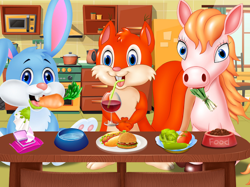 Pet Vet Care Wash Feed Animals - عکس بازی موبایلی اندروید