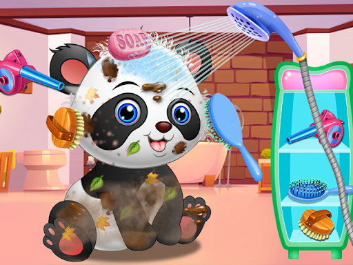 Pet Vet Care Wash Feed Animals - Gameplay image of android game
