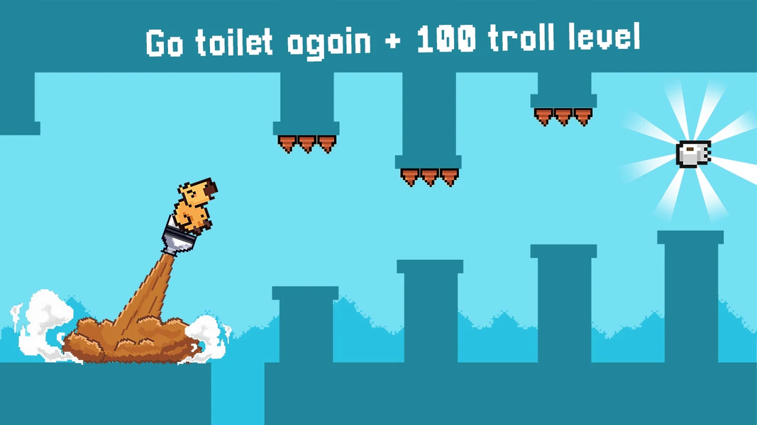 Run Again: Troll Level - Gameplay image of android game