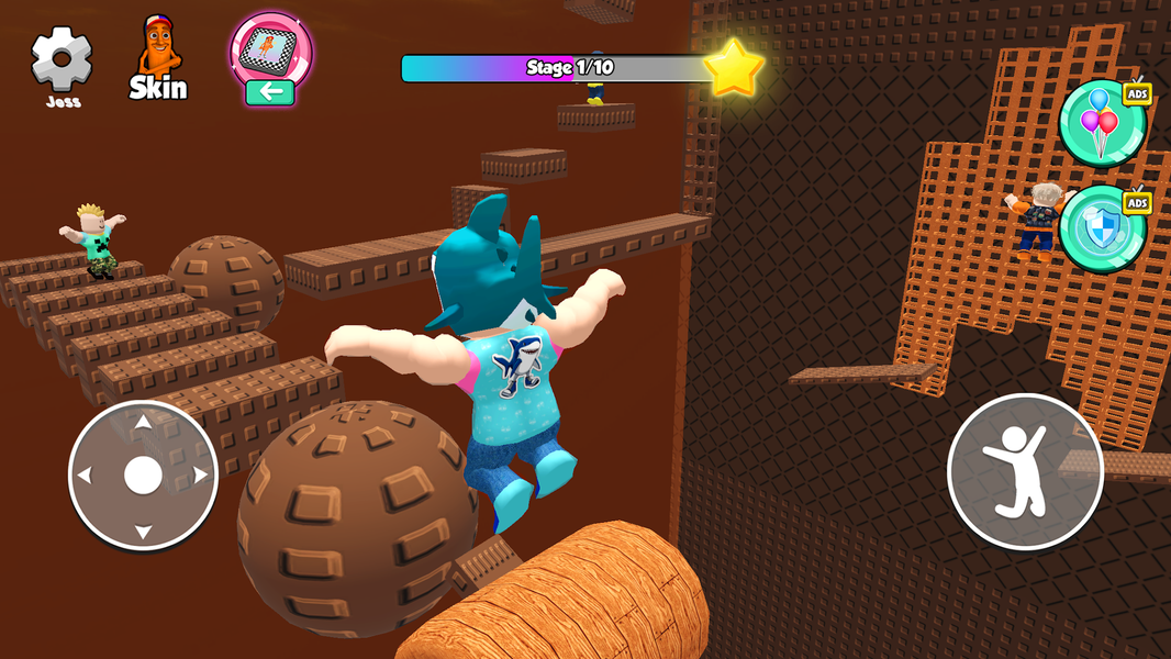 Brain IQ Tower: Troll Obby - عکس بازی موبایلی اندروید