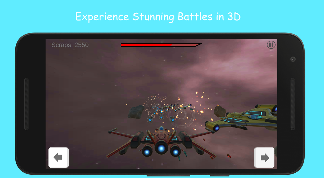 Space Hawk: 3D Battles - عکس برنامه موبایلی اندروید